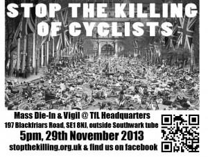 Stop the killing - TfL 2013 event poster 4b 1up