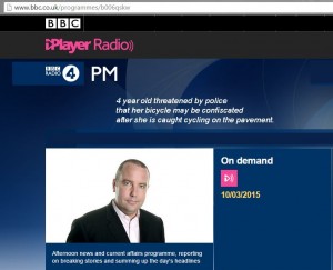 Click the picture to listen to the BBC Radio 4 interview.