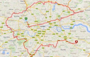 Cycle the London Boroughs Route