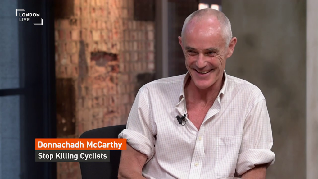 London Live interview of Donnachadh McCarthy 2015-07